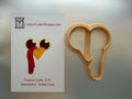 Turkey Face Cookie Cutter (F.14)