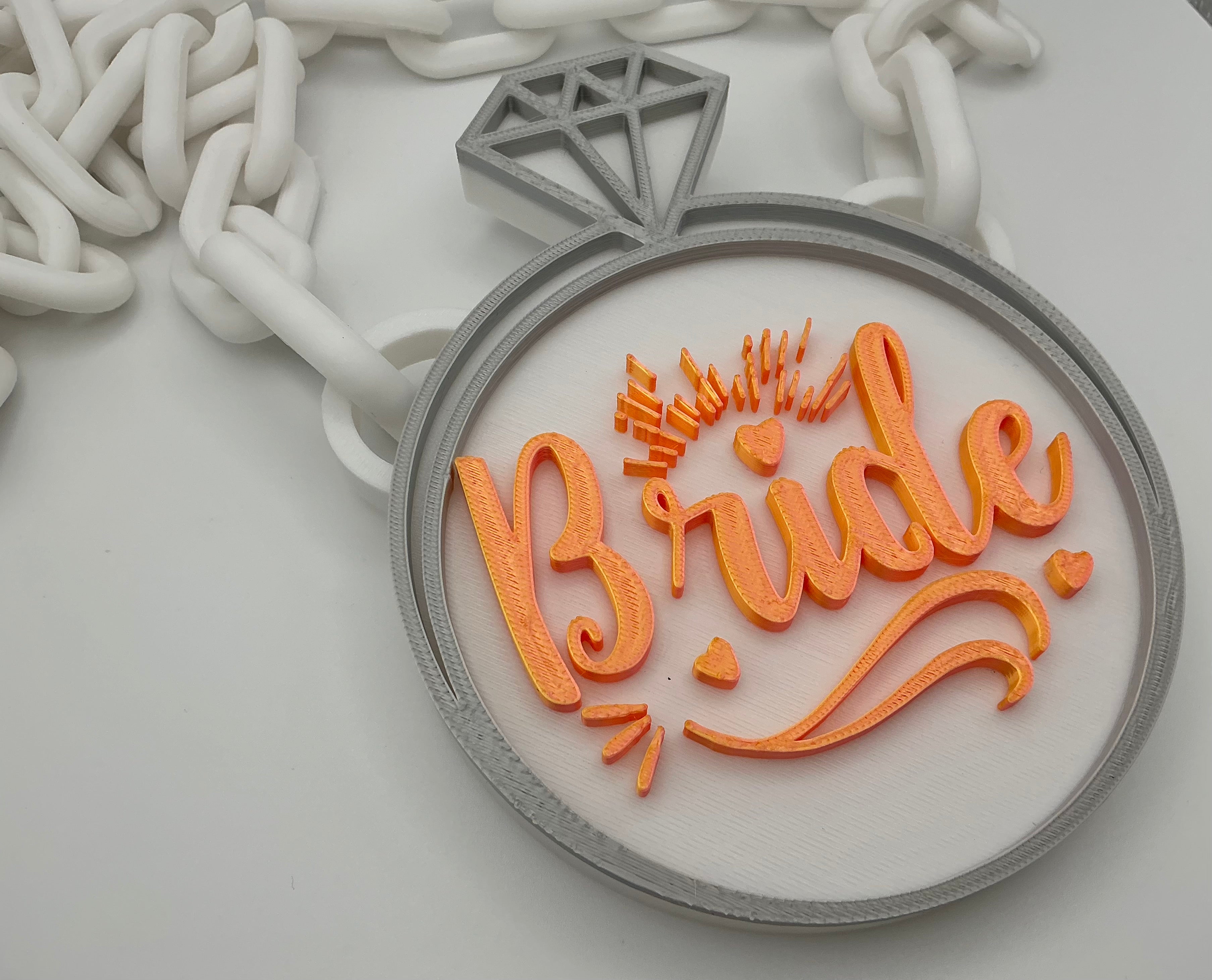 Bride and Bride Tribe Hype Chain Necklaces