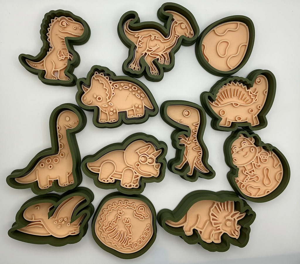 Dinosaur Themed Kids Play Dough Kit, Sensory Play Kit, Montessori Toy, Gift for Kids, Creative Play Set, Preschool Learning Toy