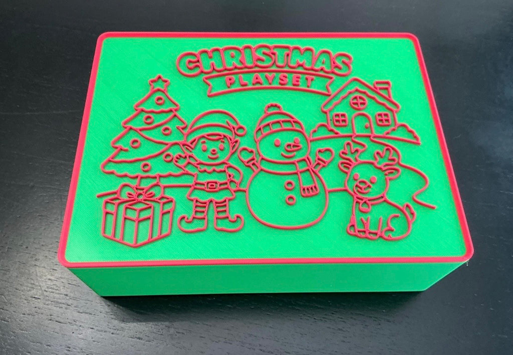 Christmas Play Dough Cutter & Stamp Set for Kids