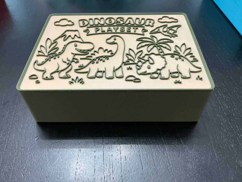 Dinosaur Play Dough Cutter & Stamp Set for Kids