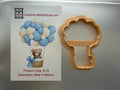 Bear in Balloons Cookie Cutter (B.14)