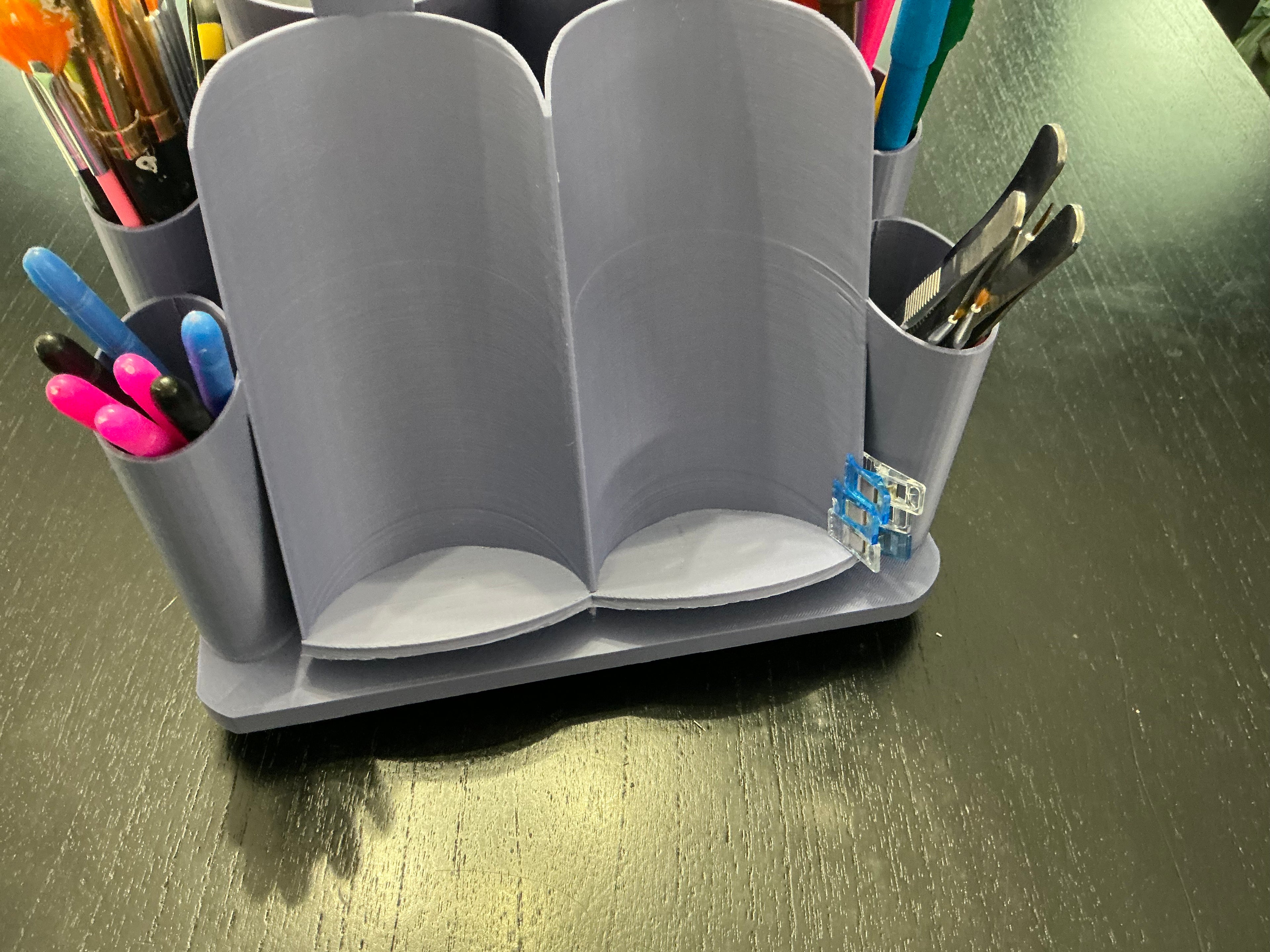 Cookie Decorating Organizer | Icing Bag Holder | Rotating Baking Tool Caddy | Royal Icing Station | 3D Printed Baking Organizer | Cookie Decor Setup l