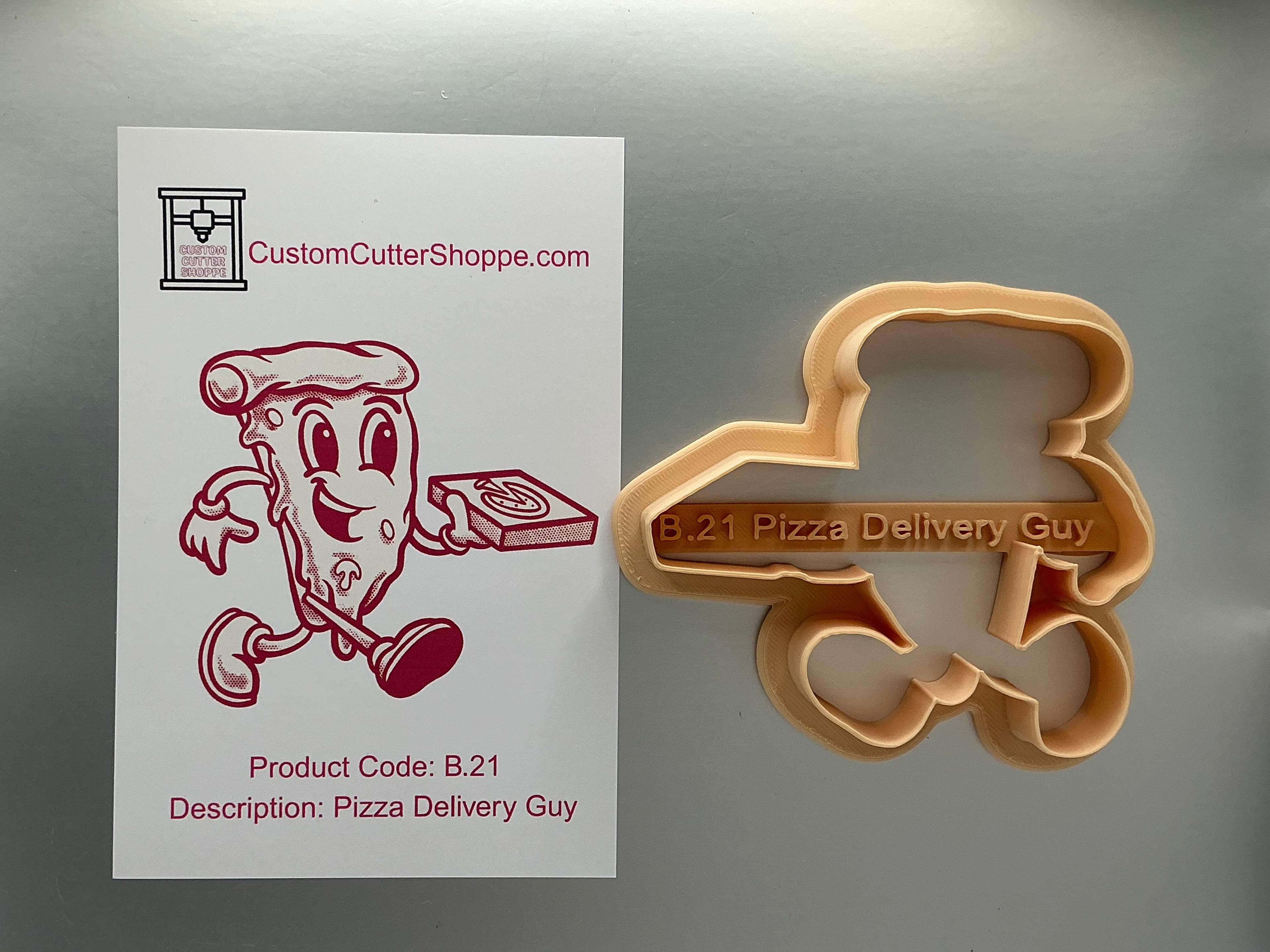 Pizza Delivery Guy Cookie Cutter (B.21)