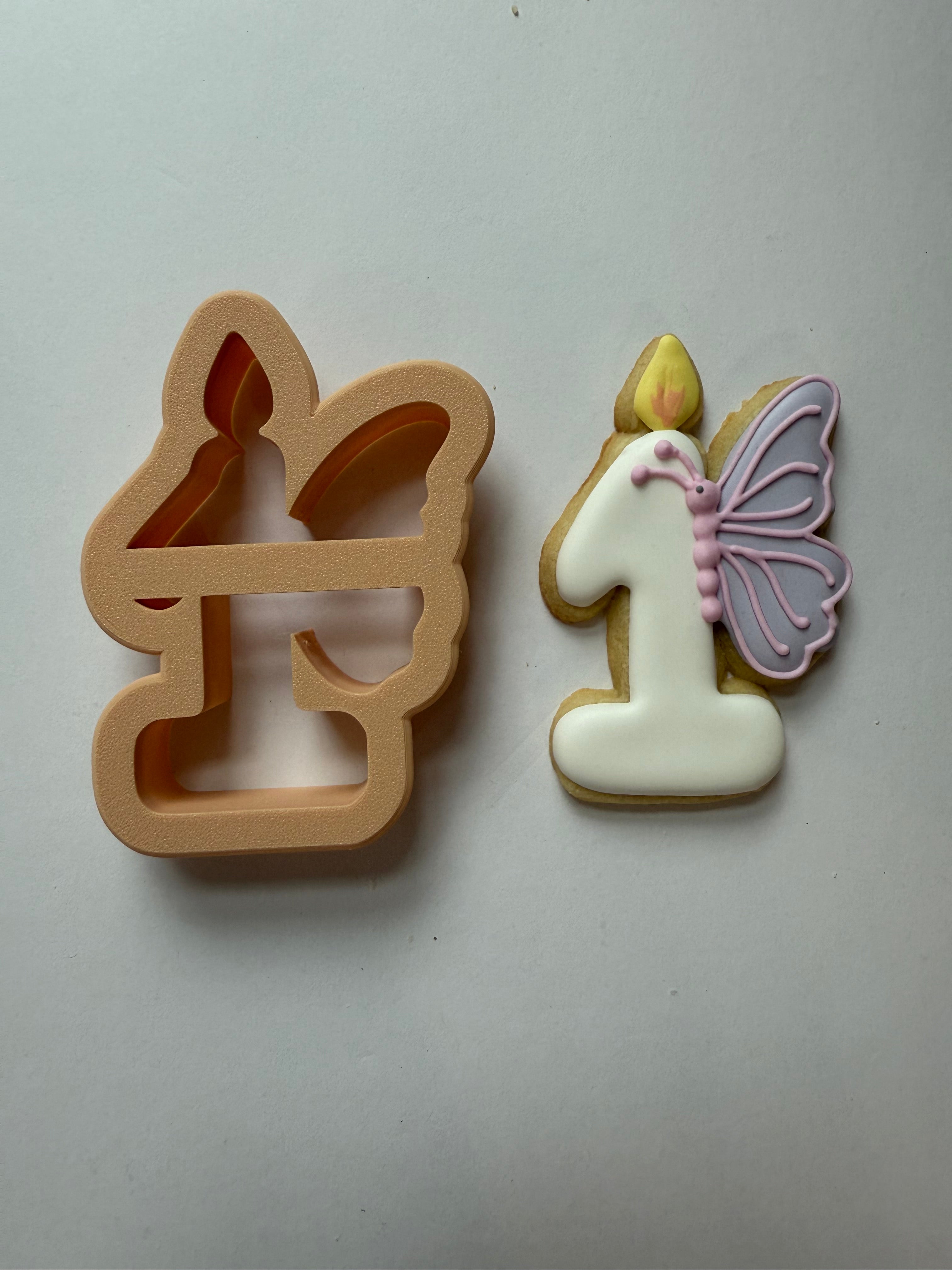 Butterfly 1st Birthday Cookie Cutter (BB.01)