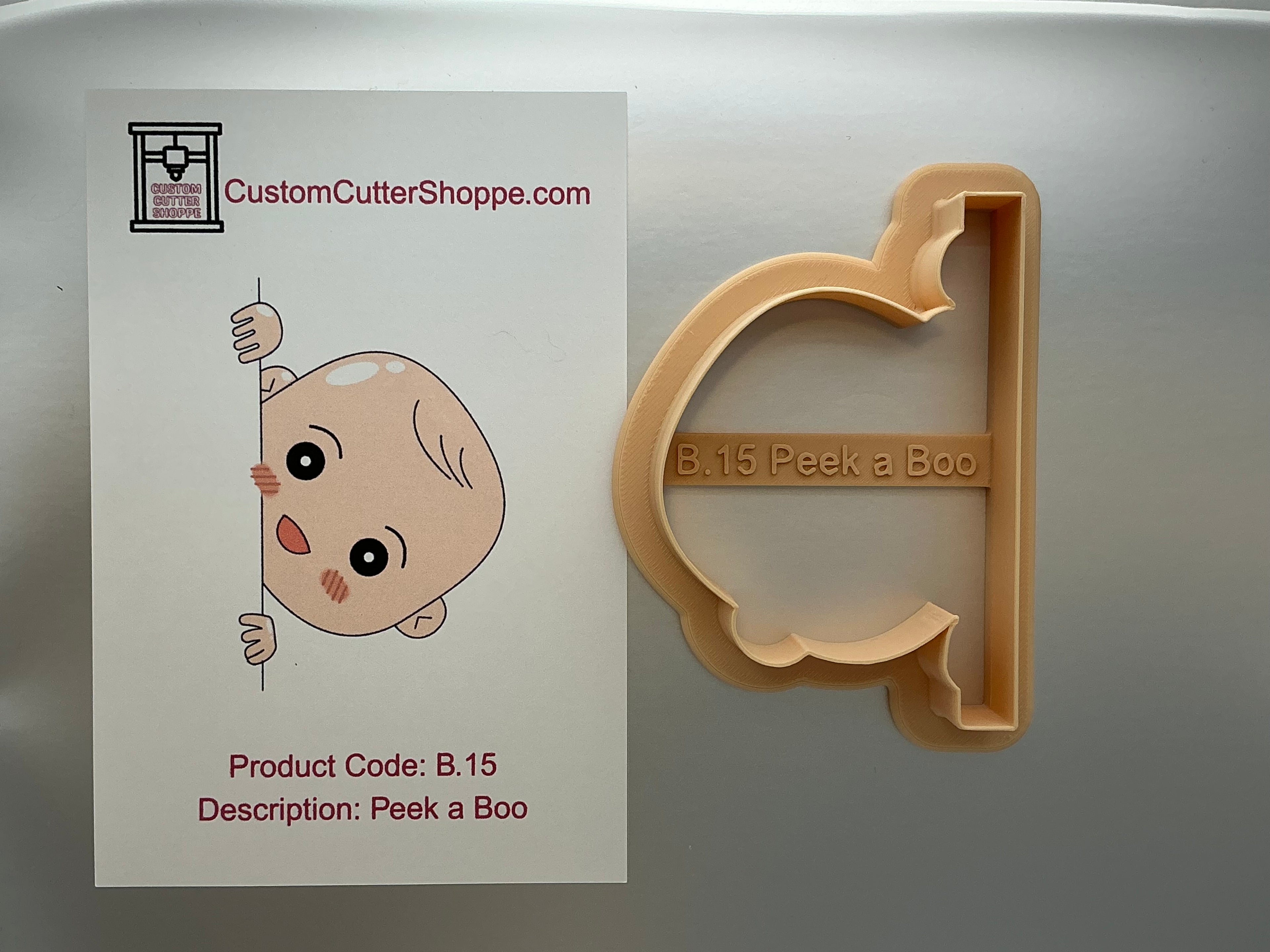 Peek a Boo Cookie Cutter (B.15)