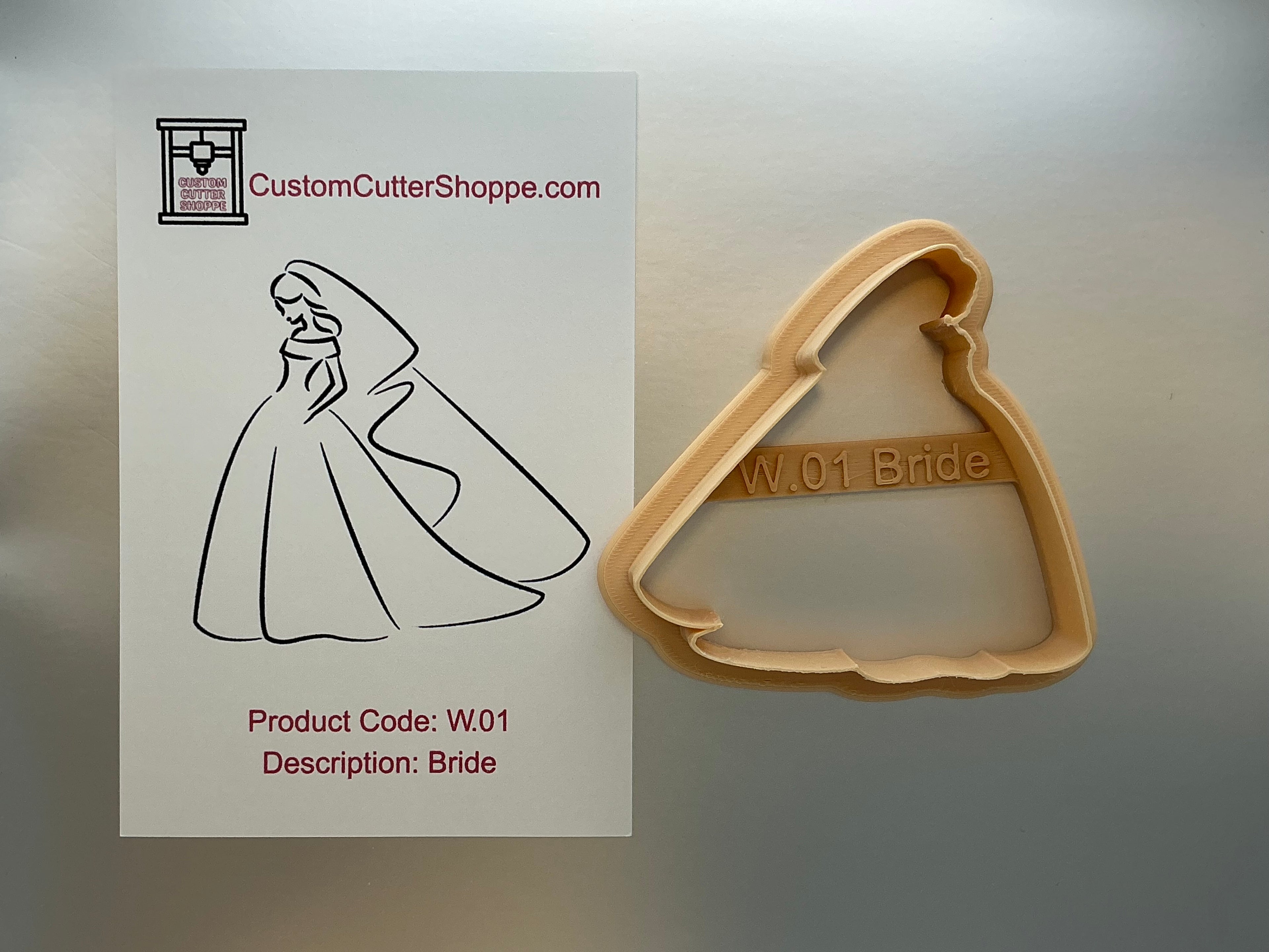 Bride Cookie Cutter (W.01)