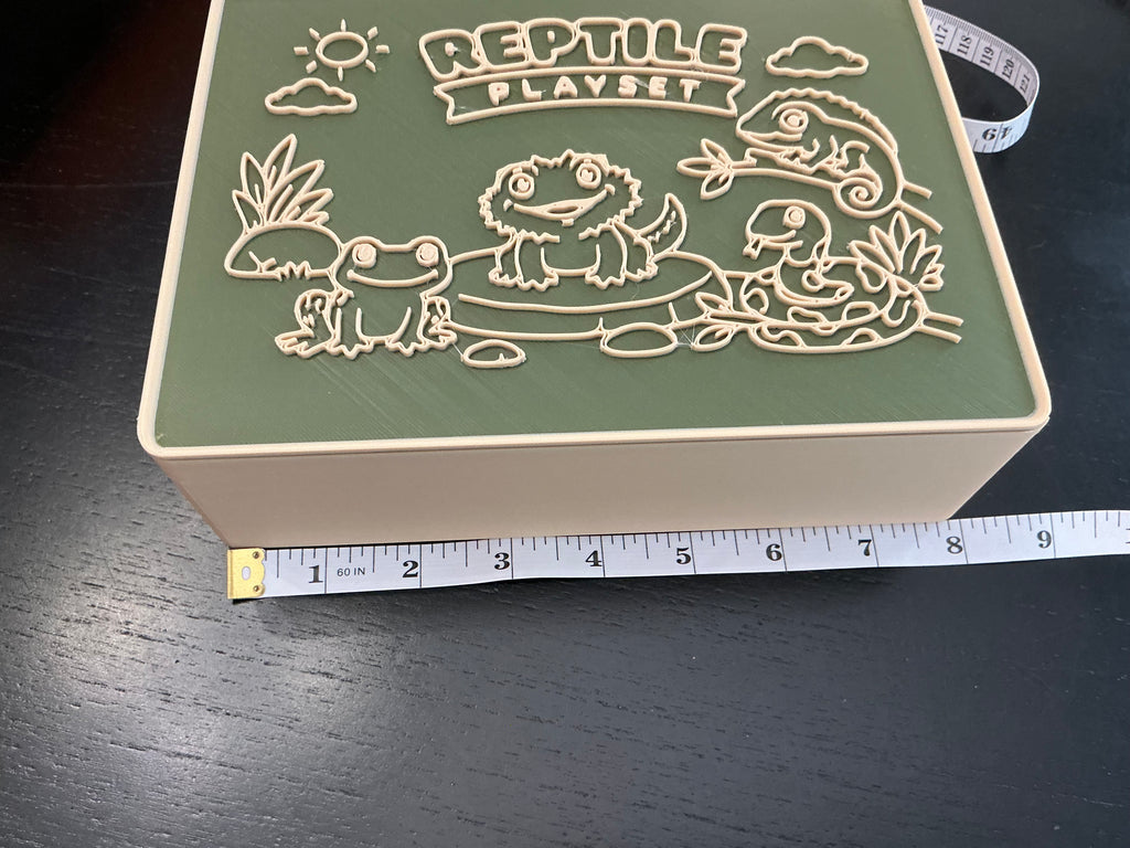 Reptile Play Dough Cutter & Stamp Set for Kids