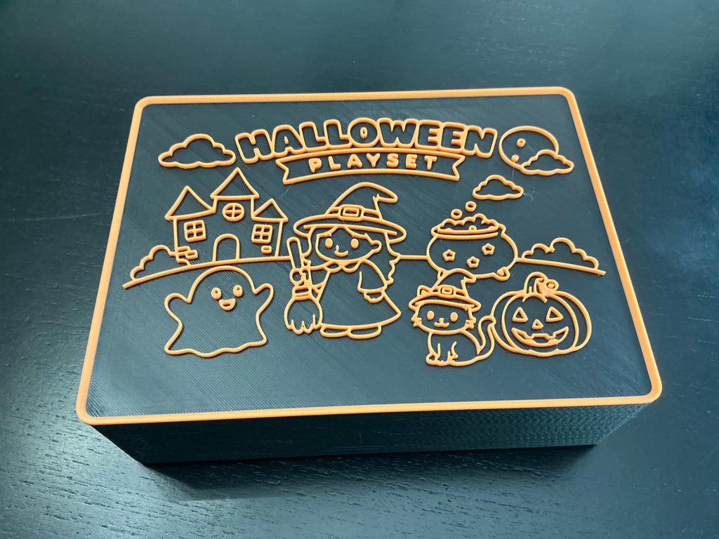 Halloween Play Dough Cutter & Stamp Set for Kids
