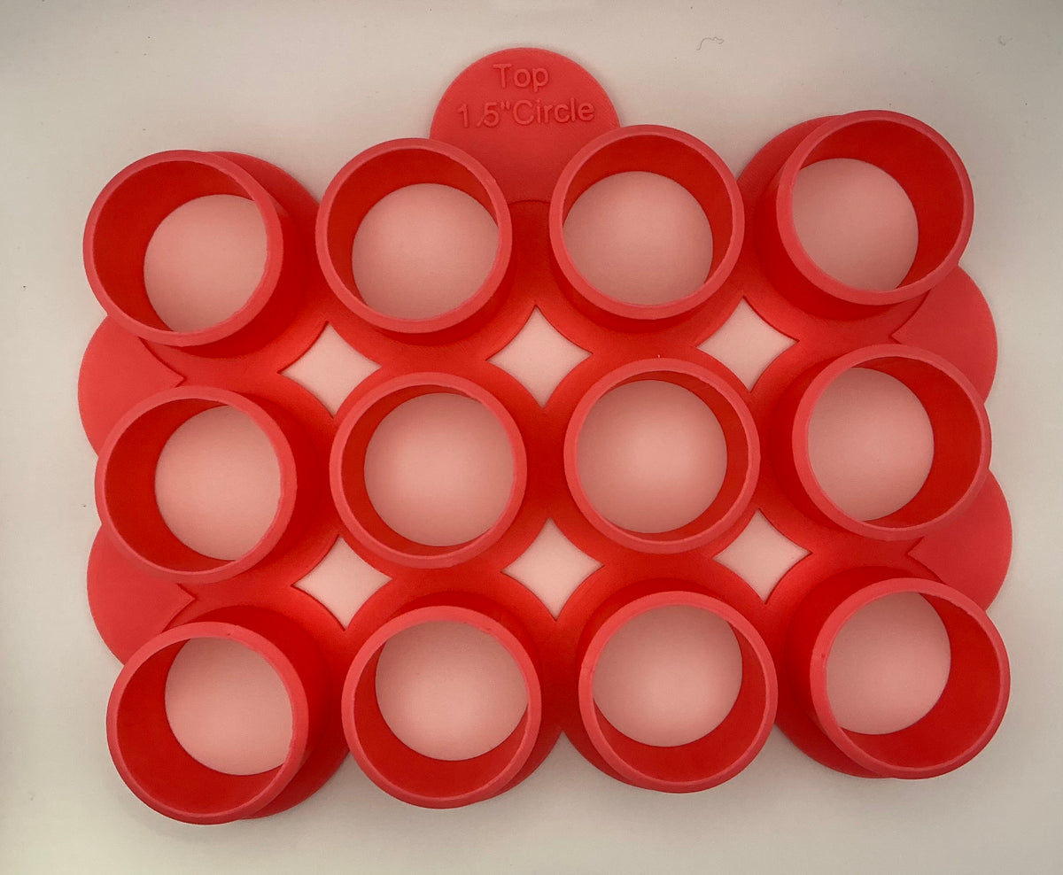 Multi Cake Pop Popper Mold, 1.5 Inch Circle Cake Pop Mold, options to make 1, 2, 4, 6, 8 or 12 cake pops at once, Cake Pop Baking Tool