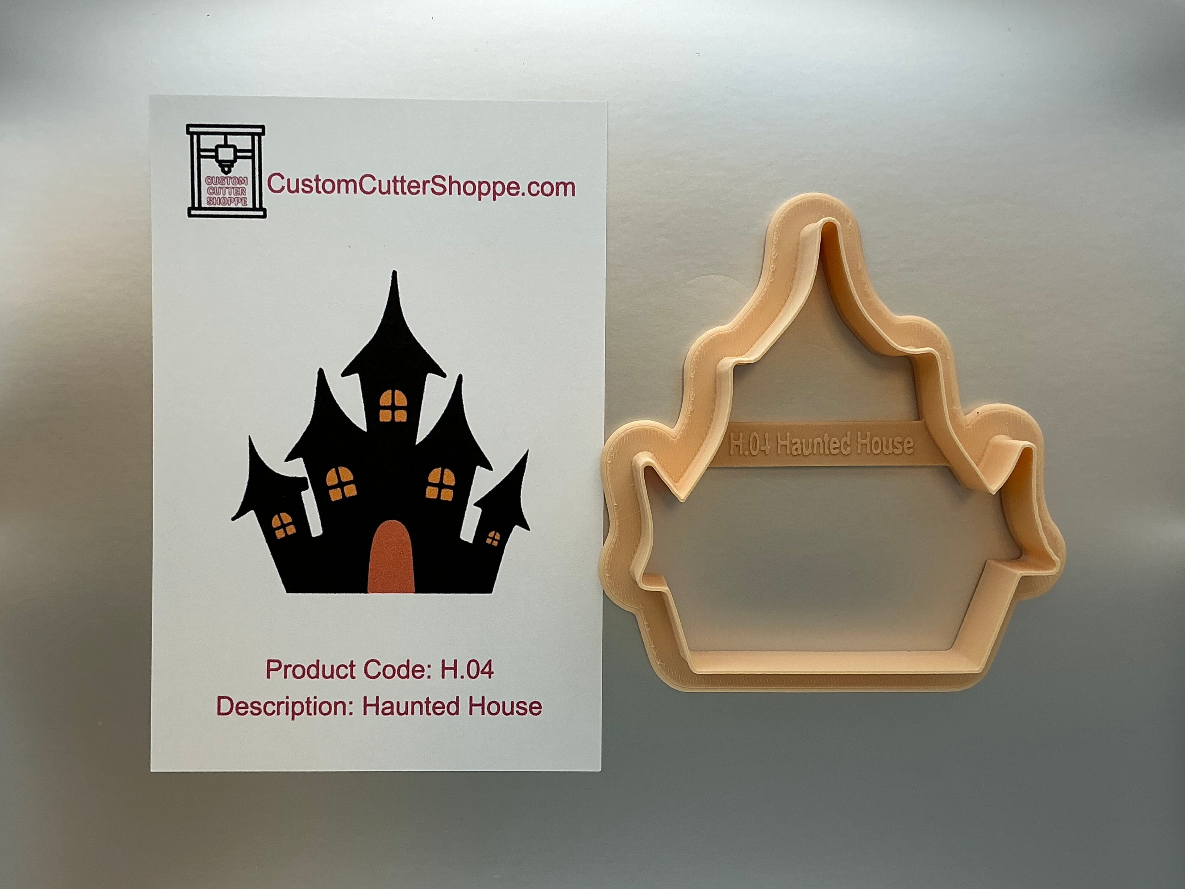 Haunted House Cookie Cutter (H.04)