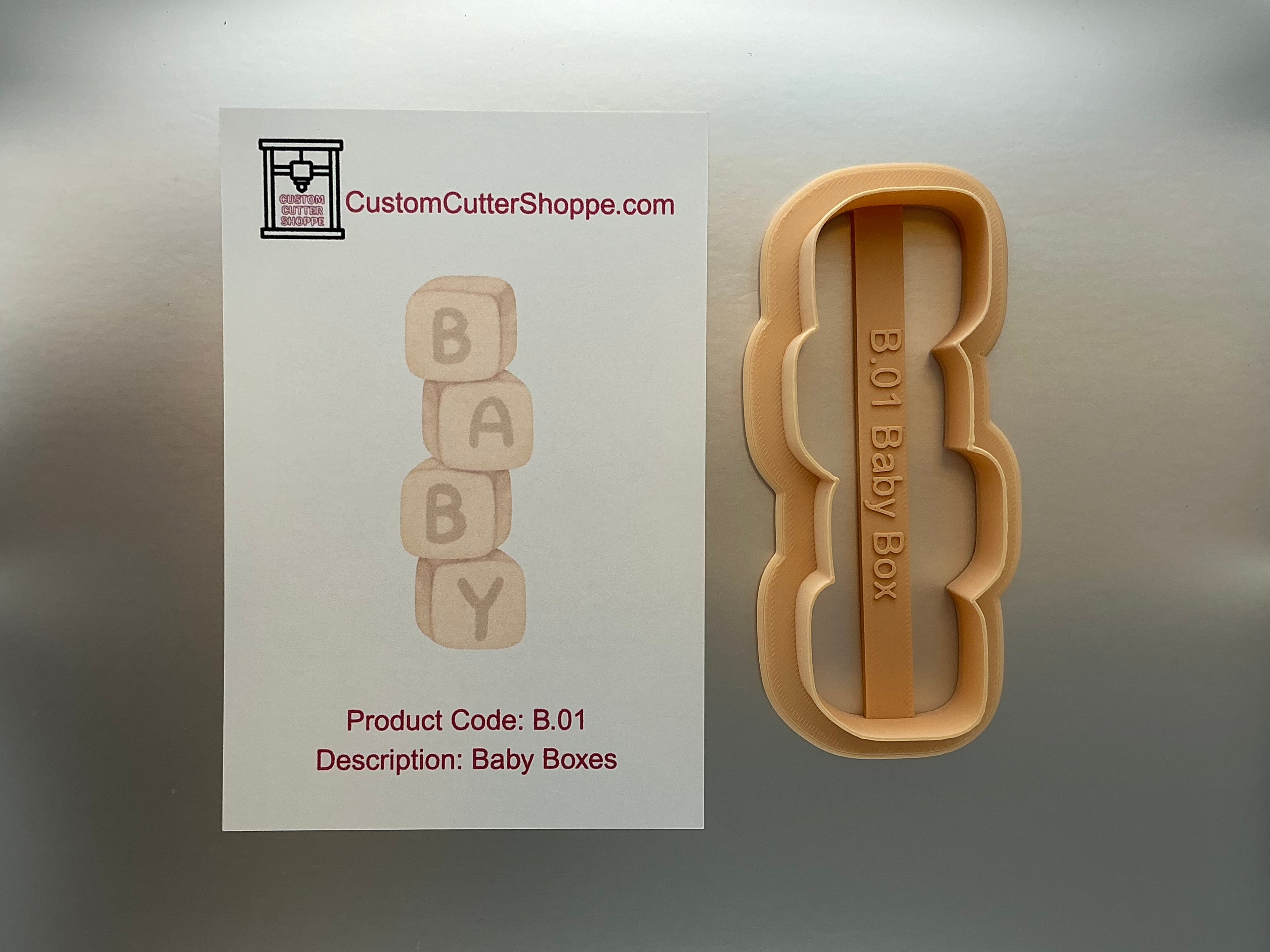 Baby Boxes Cookie Cutter (B.01)
