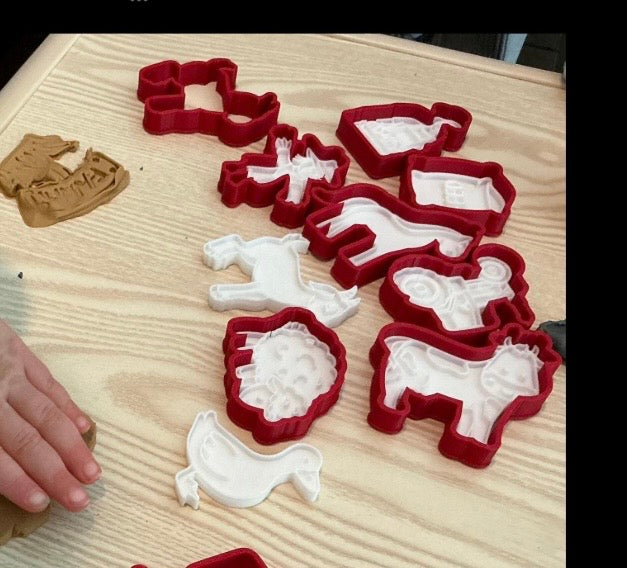 Farm Play Dough Cutter & Stamp Set for Kids