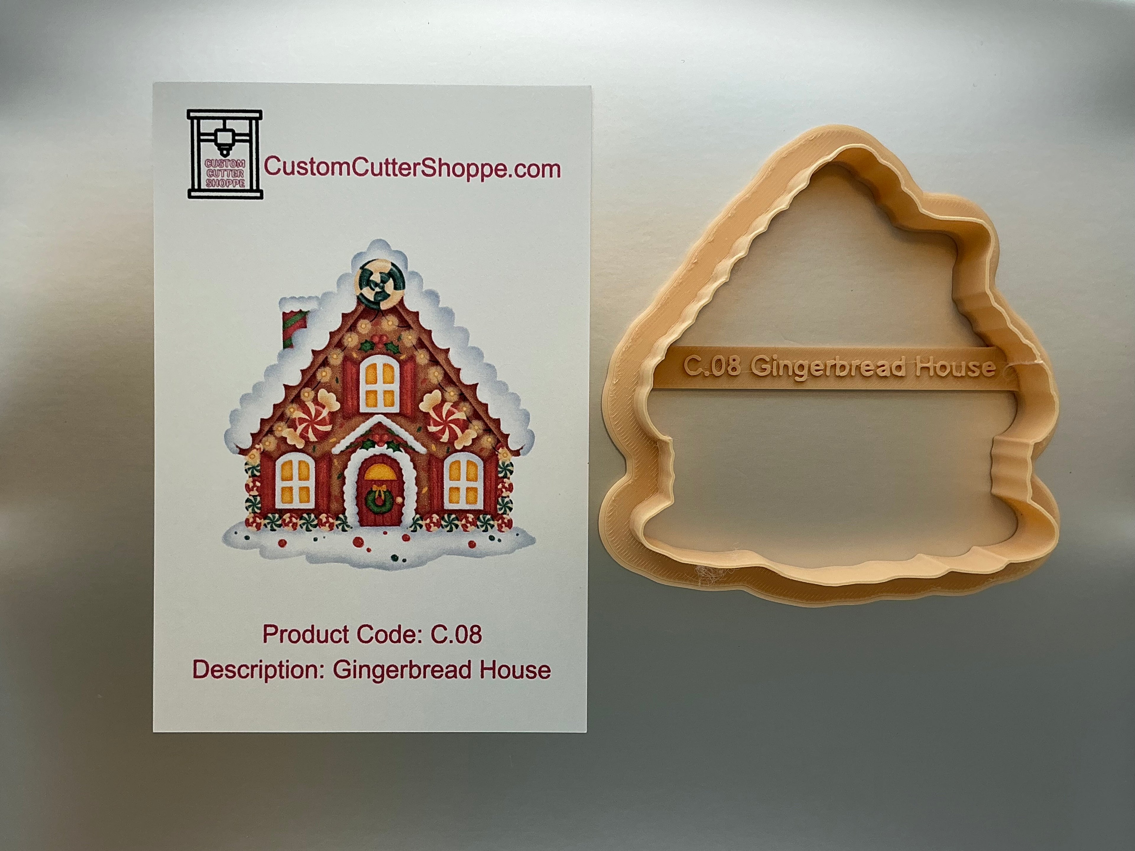 Ginger Bread House Cookie Cutter (C.08)