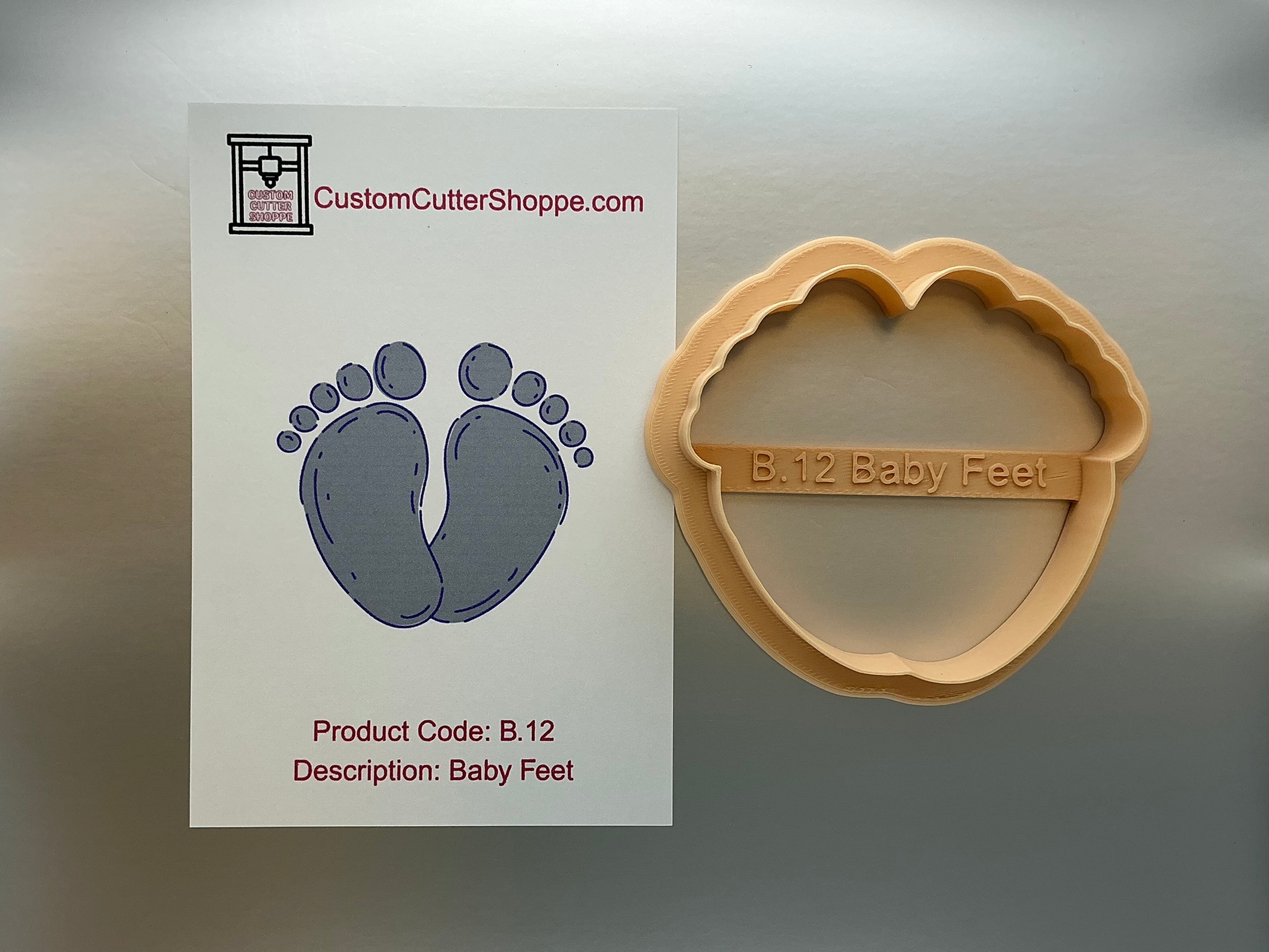 Baby Feet Cookie Cutter (B.12)