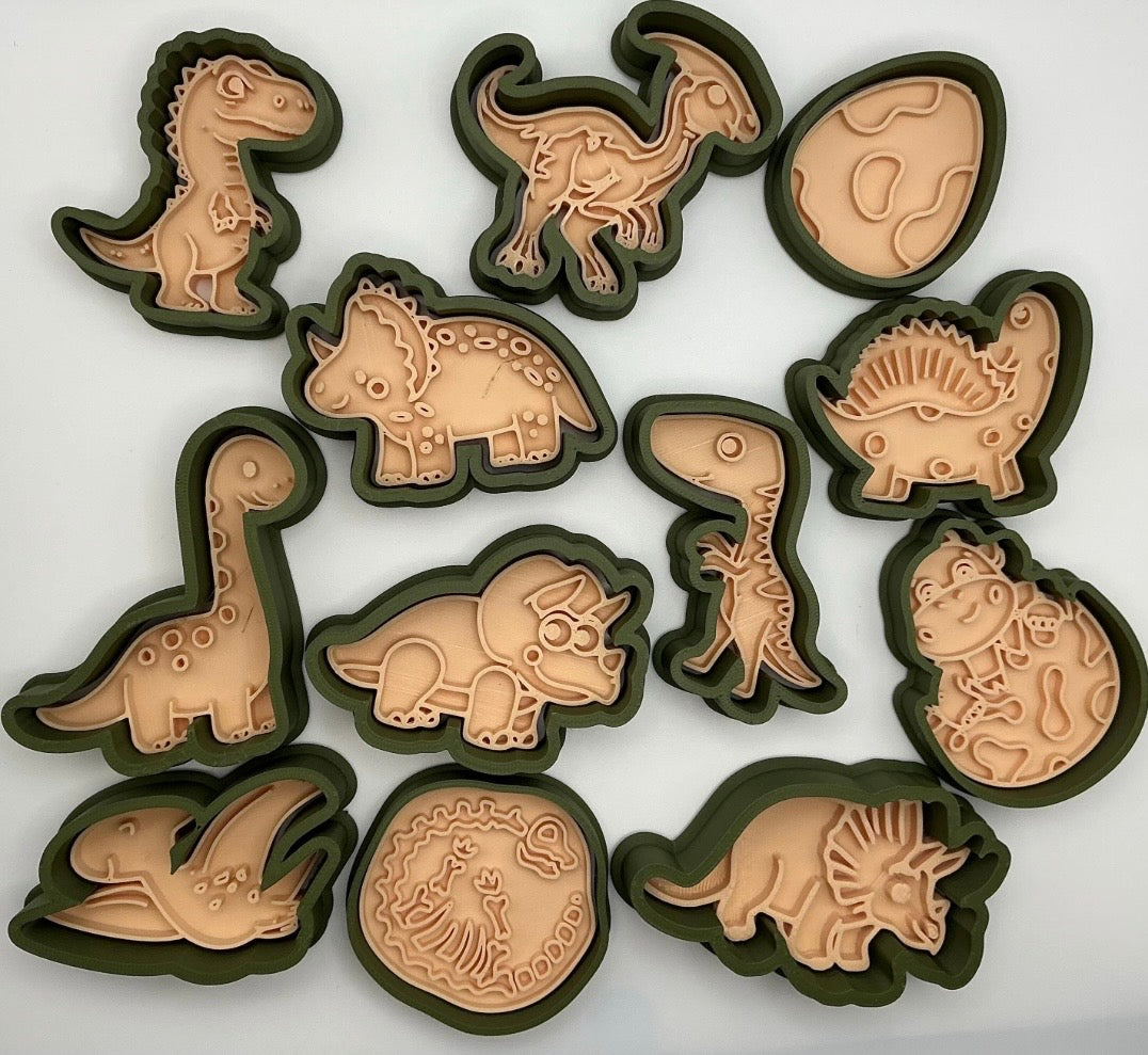 Dinosaur Themed Kids Play Dough Kit, Sensory Play Kit, Montessori Toy, Gift for Kids, Creative Play Set, Preschool Learning Toy