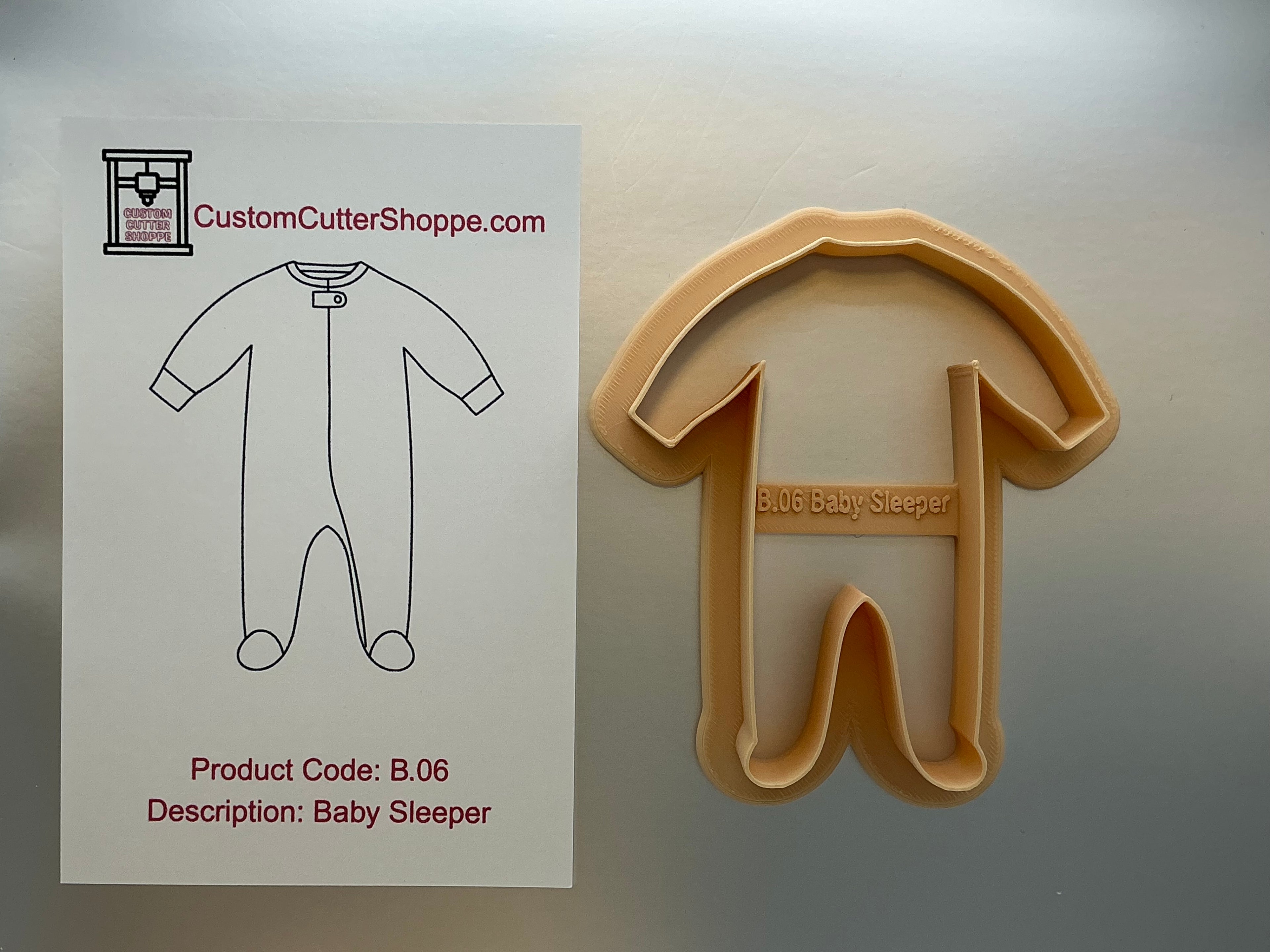 Baby Sleeper Cookie Cutter (B.06)