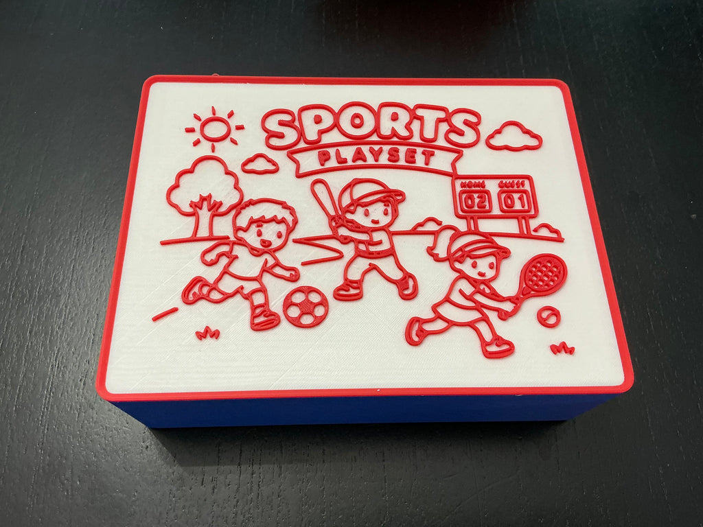 Sports Play Dough Cutter & Stamp Set for Kids