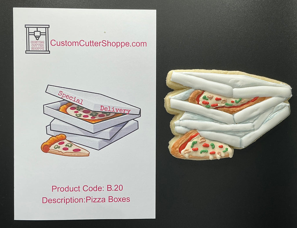 Pizza Boxes Cookie Cutter (B.20)