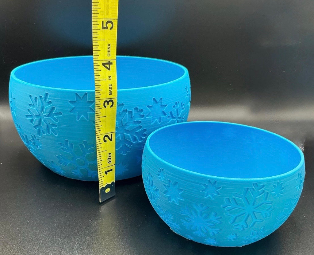 Snowflake Bowl Set - set of 2
