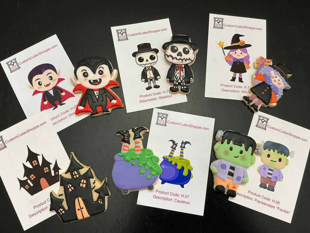 Cauldron with Witch Feet Cookie Cutter (H.07)