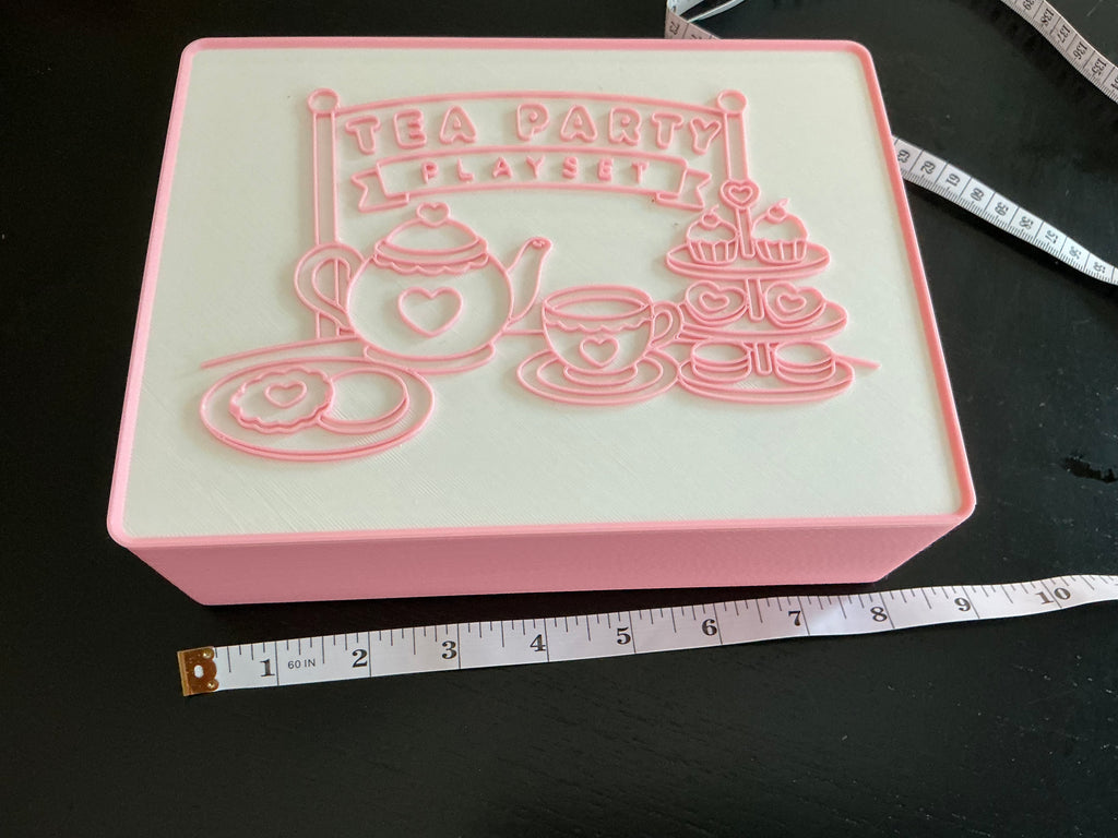 Tea Party Play Dough Cutter & Stamp Set for Kids