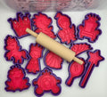 Prince & Princess Play Dough Cutter & Stamp Set for Kids