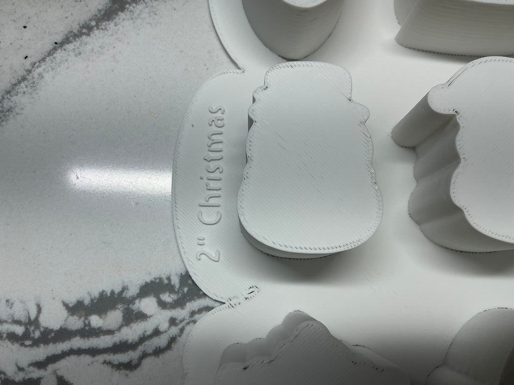 Christmas Multi Cake Pop Popper Mold 12-in-1, Christmas Cookie Cutter,  Advent Calendar Cookie Tool,  Holiday Baking Tool, 2” per shape