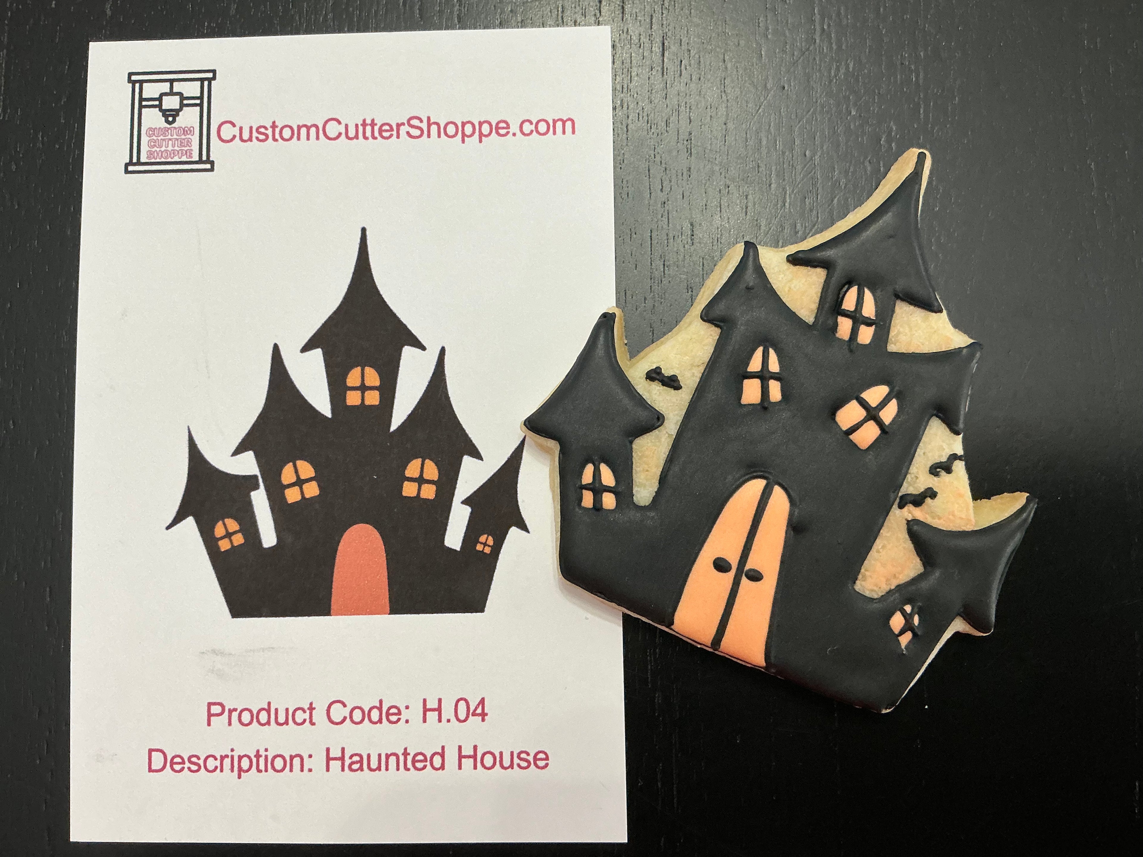 Haunted House Cookie Cutter (H.04)