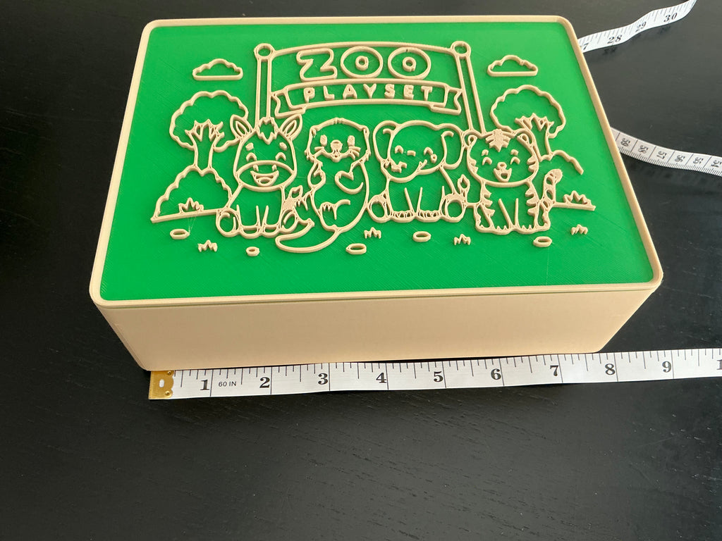 Zoo Play Dough Cutter & Stamp Set for Kids