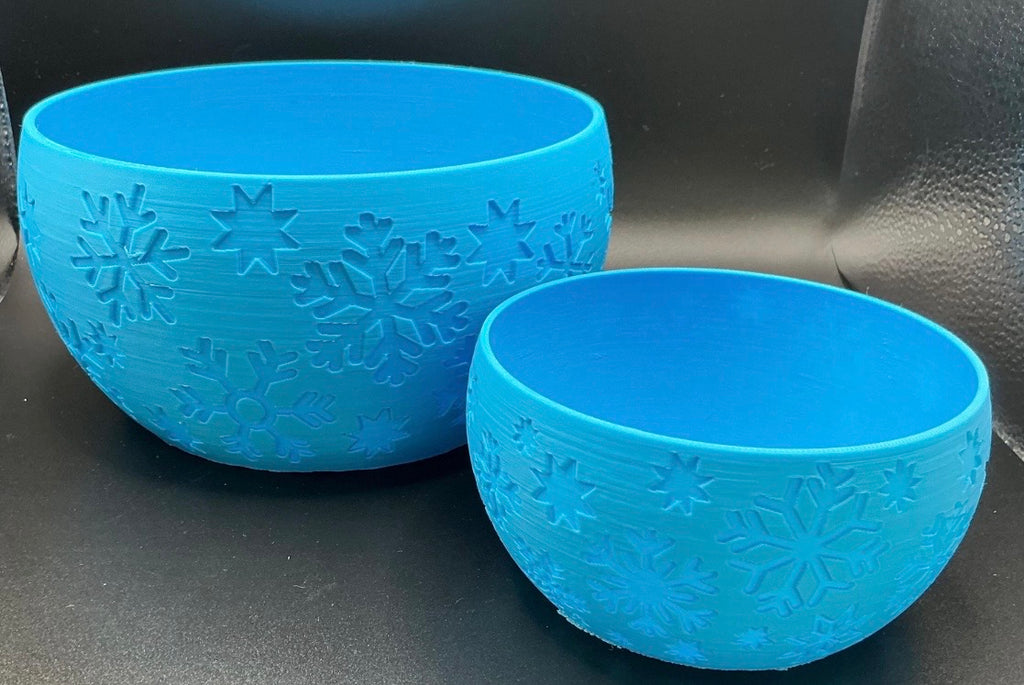 Snowflake Bowl Set - set of 2