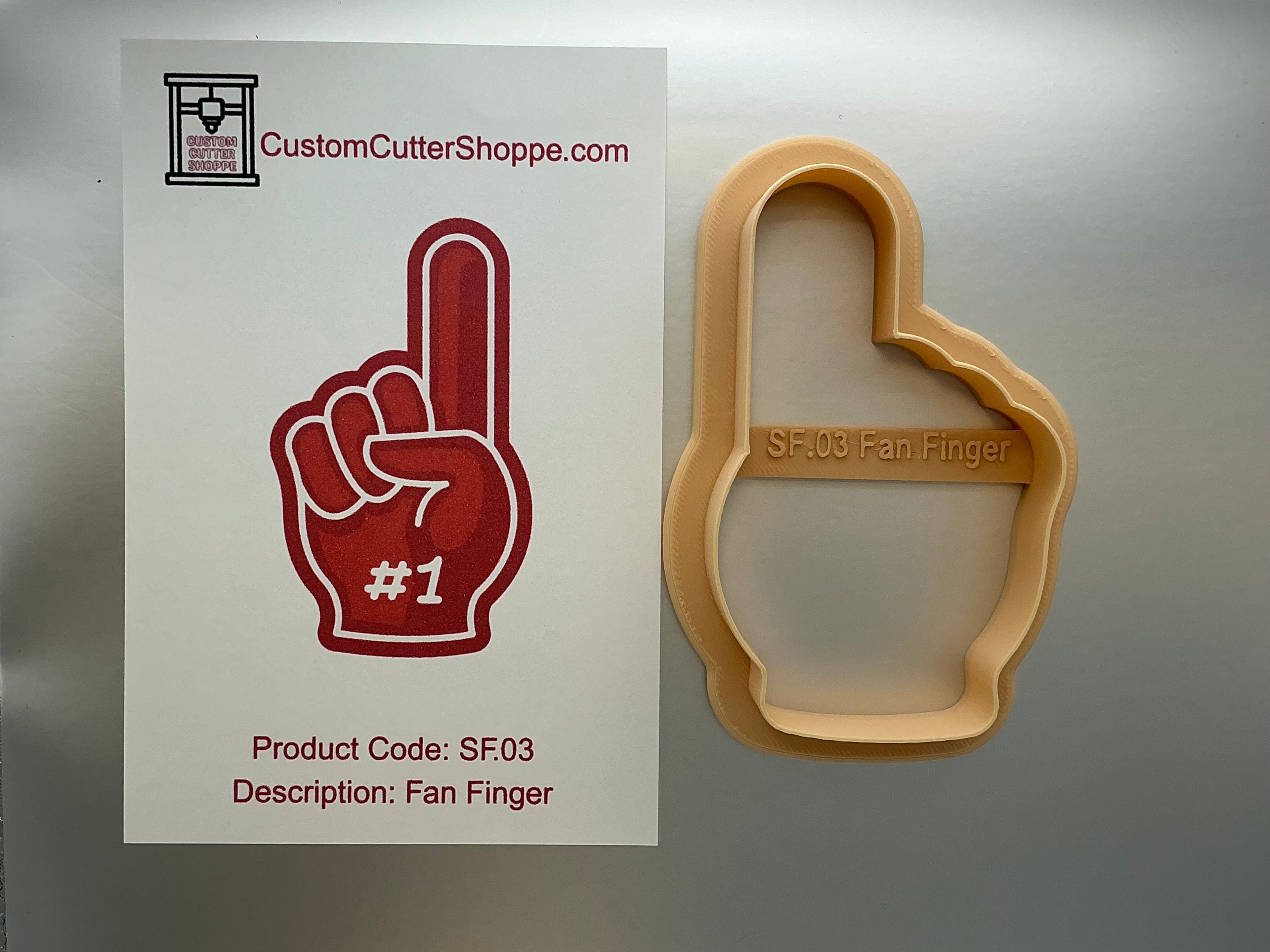Fan Finger Cookie Cutter (SF.03)