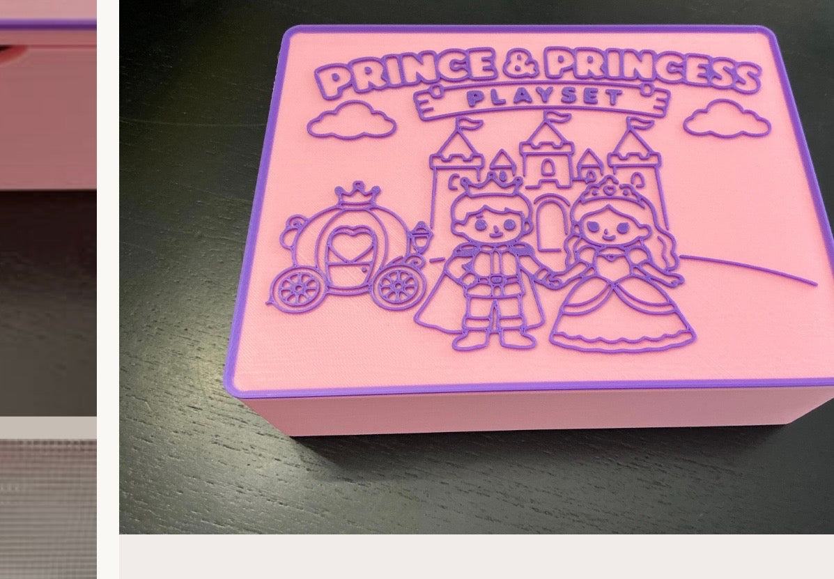 Prince & Princess Play Dough Cutter & Stamp Set for Kids
