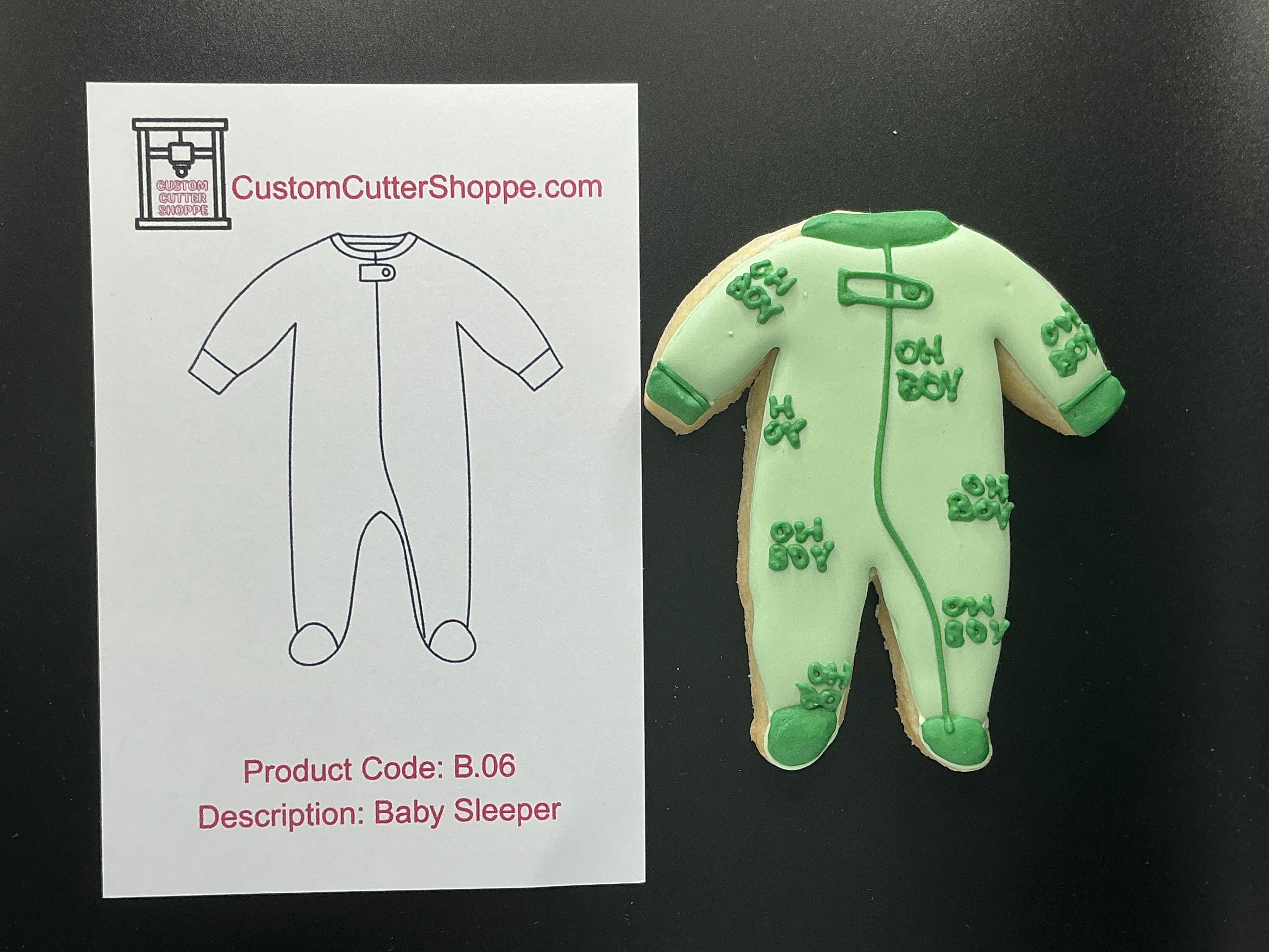 Baby Sleeper Cookie Cutter (B.06)