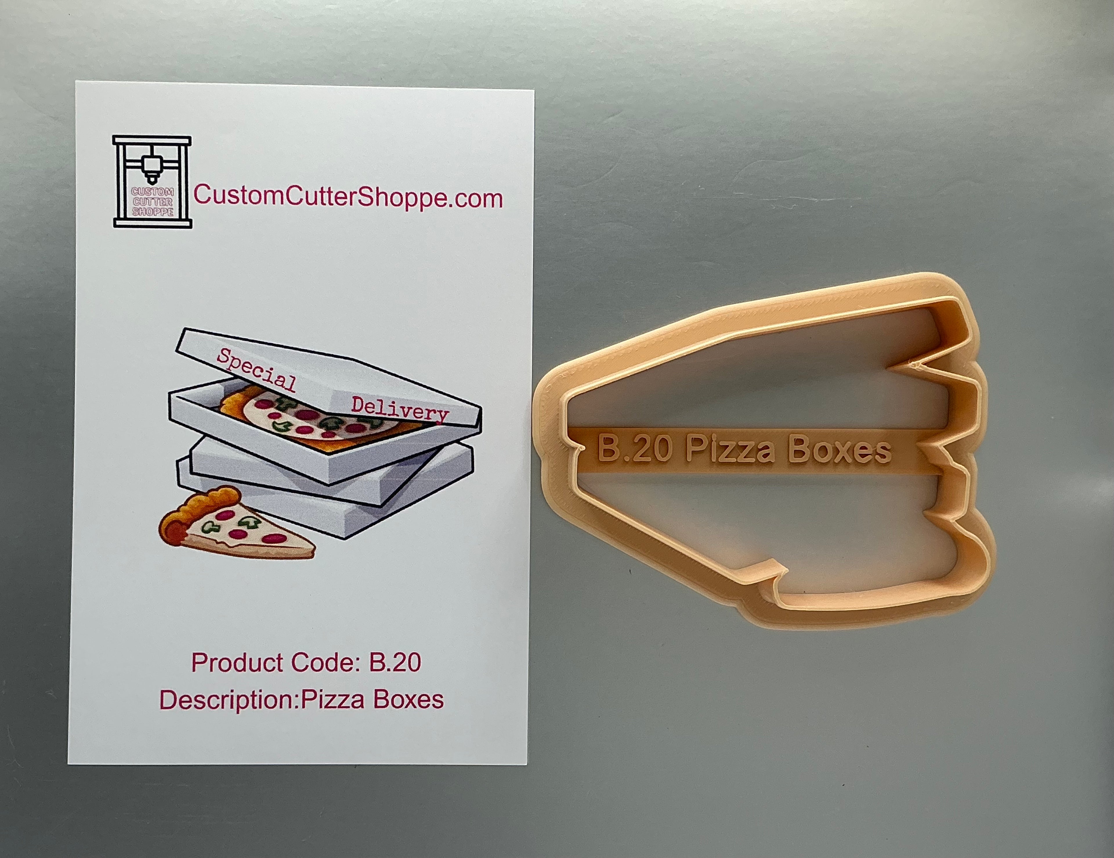Pizza Boxes Cookie Cutter (B.20)