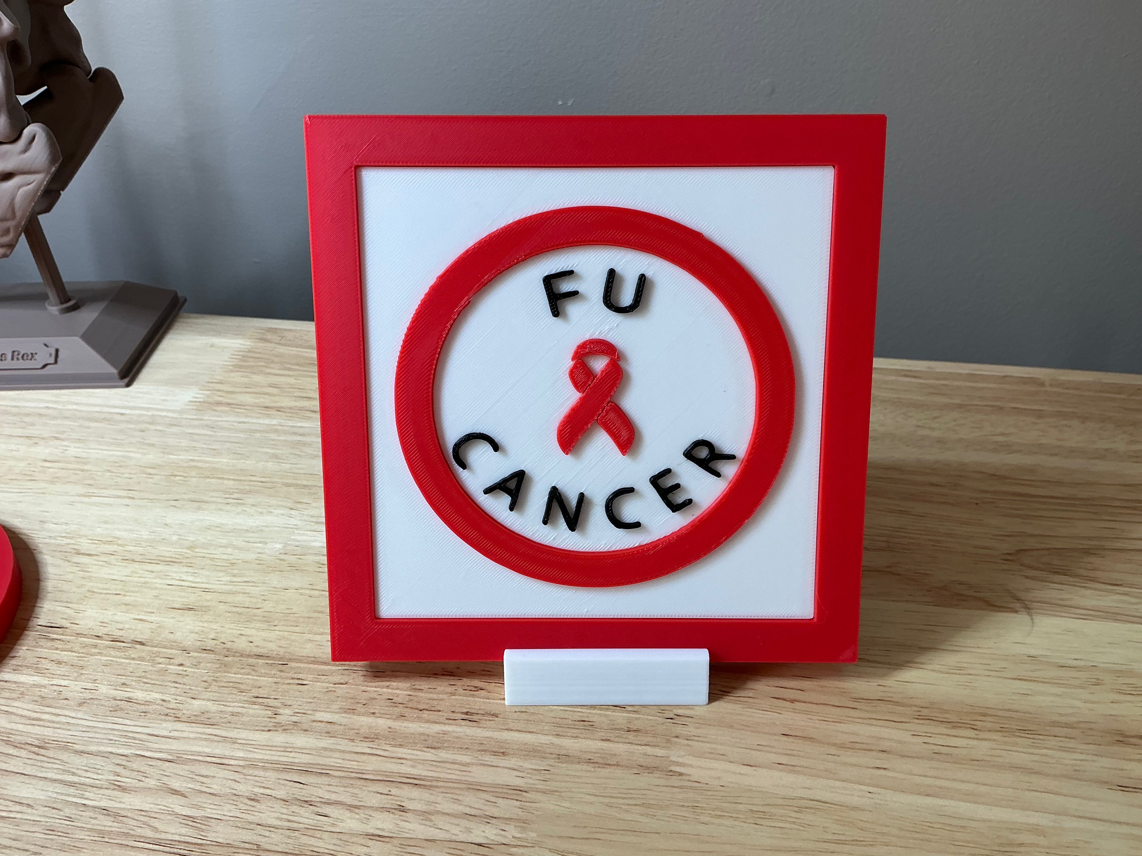 Cancer Awareness Sign – Desk Display - 5 dollar donation made to Siteman Cancer Center with each purchase