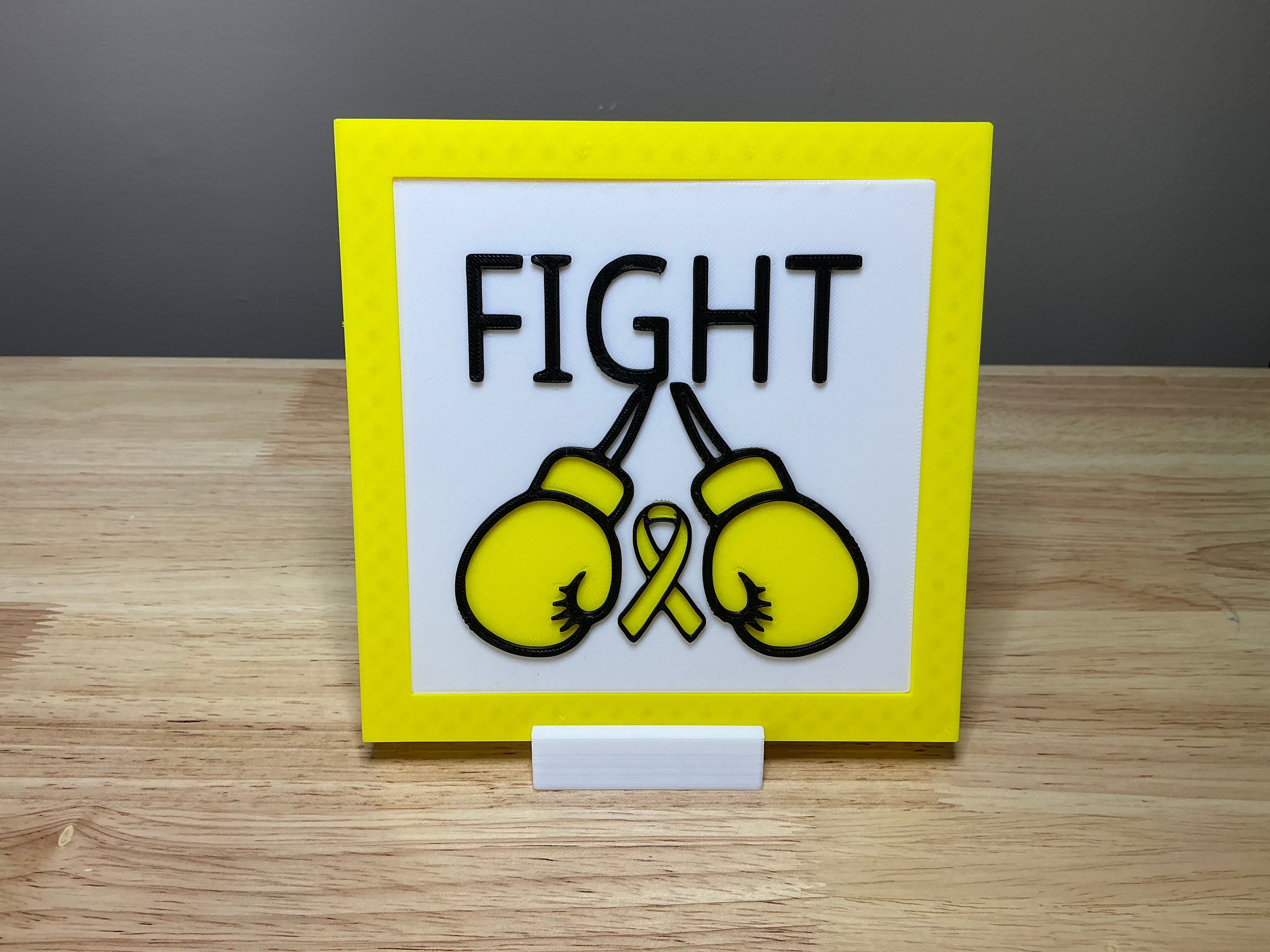 Cancer Awareness Sign – Desk Display - 5 dollar donation made to Siteman Cancer Center with each purchase