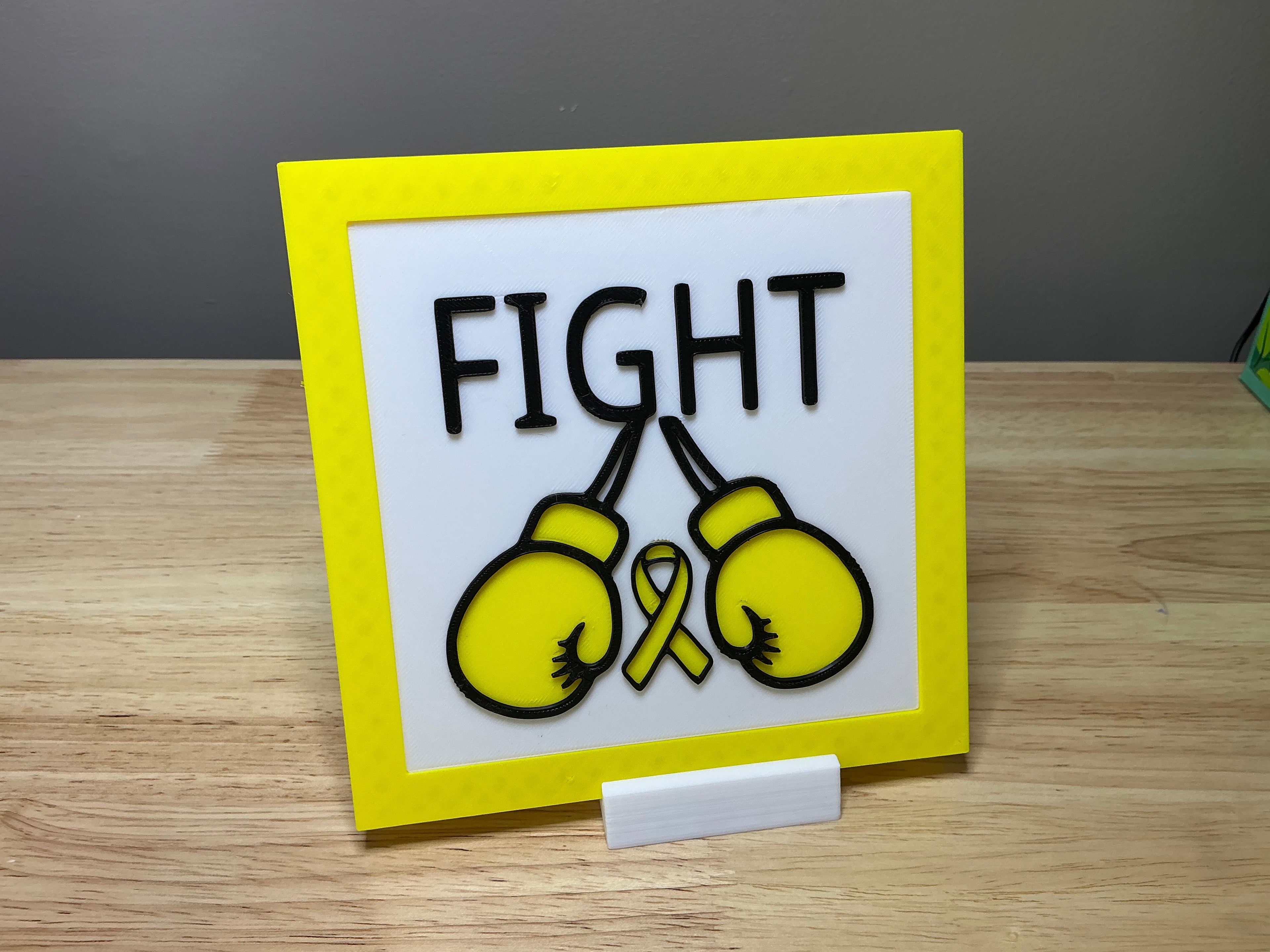 Cancer Awareness Sign – Desk Display - 5 dollar donation made to Siteman Cancer Center with each purchase