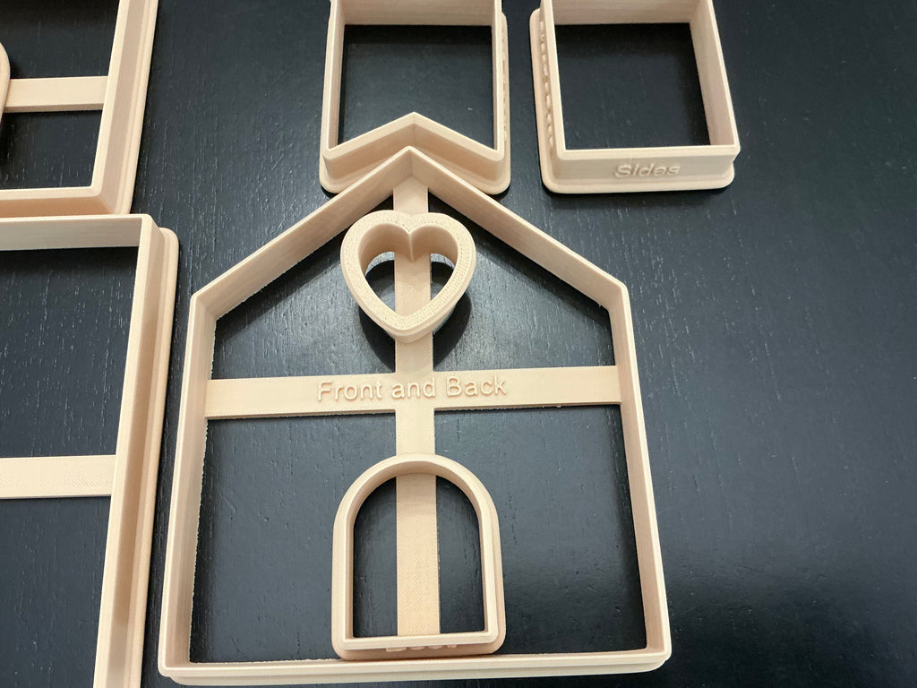 Christmas House Cookie Cutter Set | Gingerbread Village Cookies | Holiday Family Tradition
