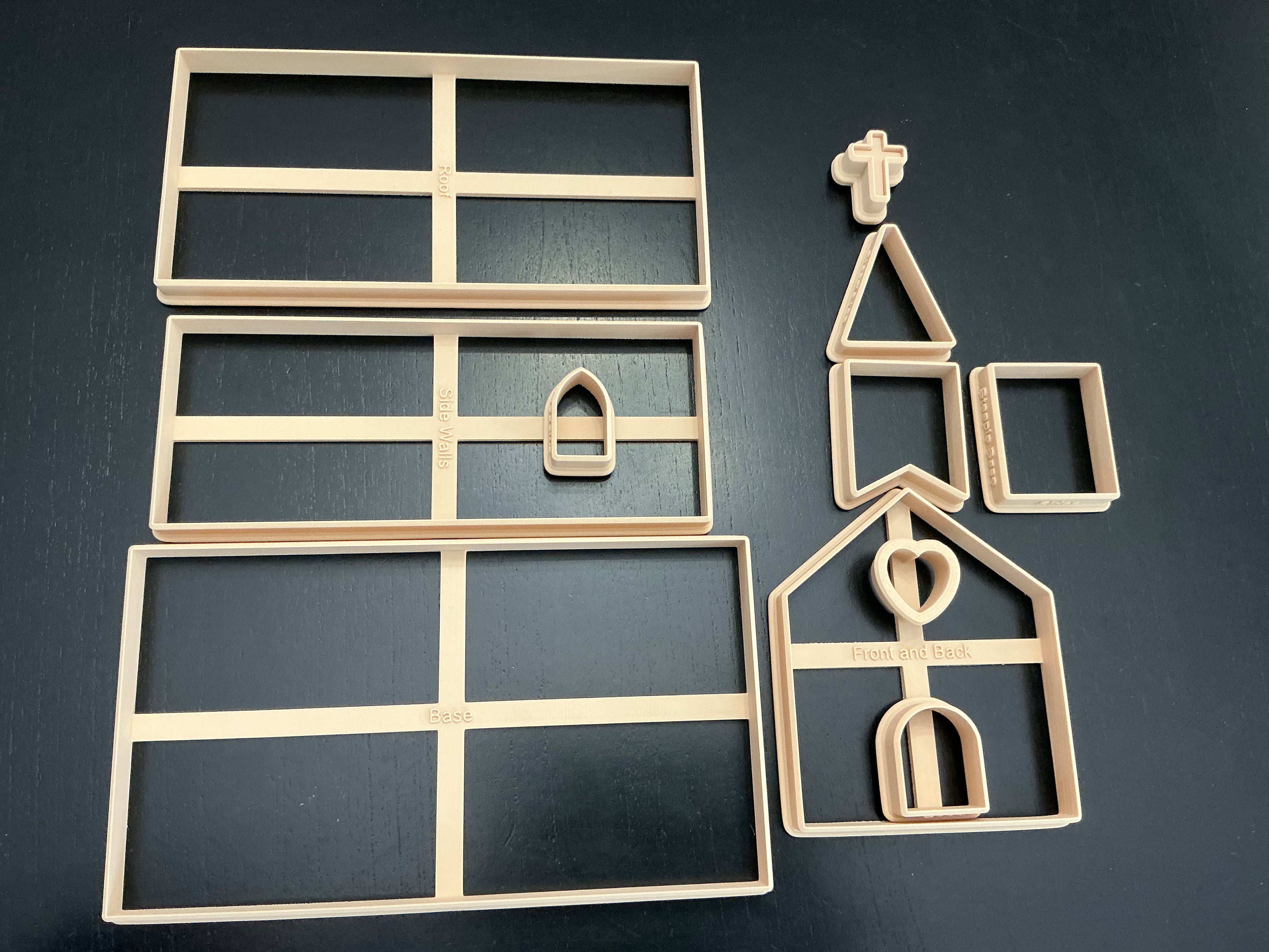 Christmas House Cookie Cutter Set | Gingerbread Village Cookies | Holiday Family Tradition