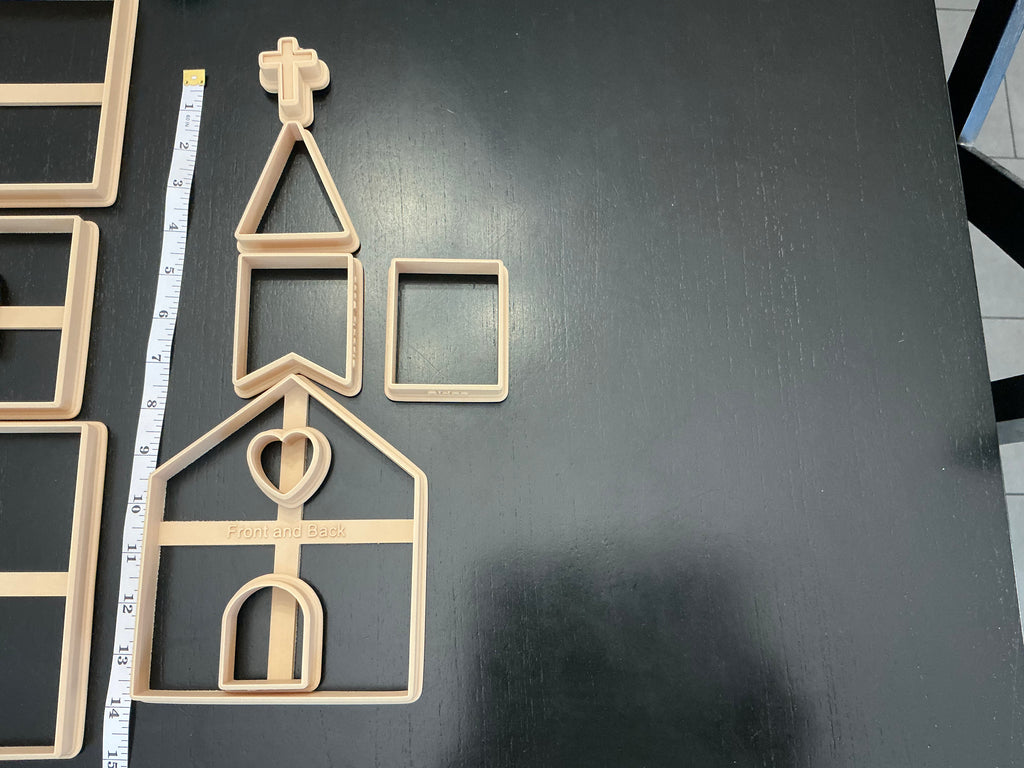 Christmas House Cookie Cutter Set | Gingerbread Village Cookies | Holiday Family Tradition