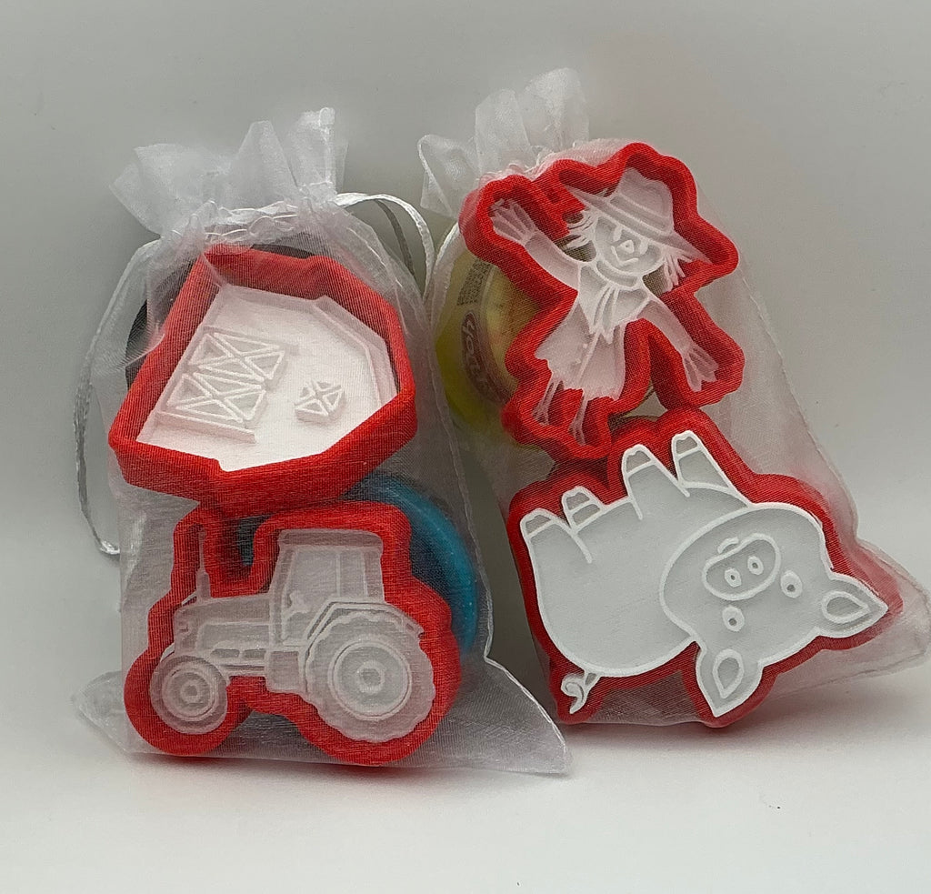 Mini Themed Play Set.  Perfect stocking stuffers or small gift.