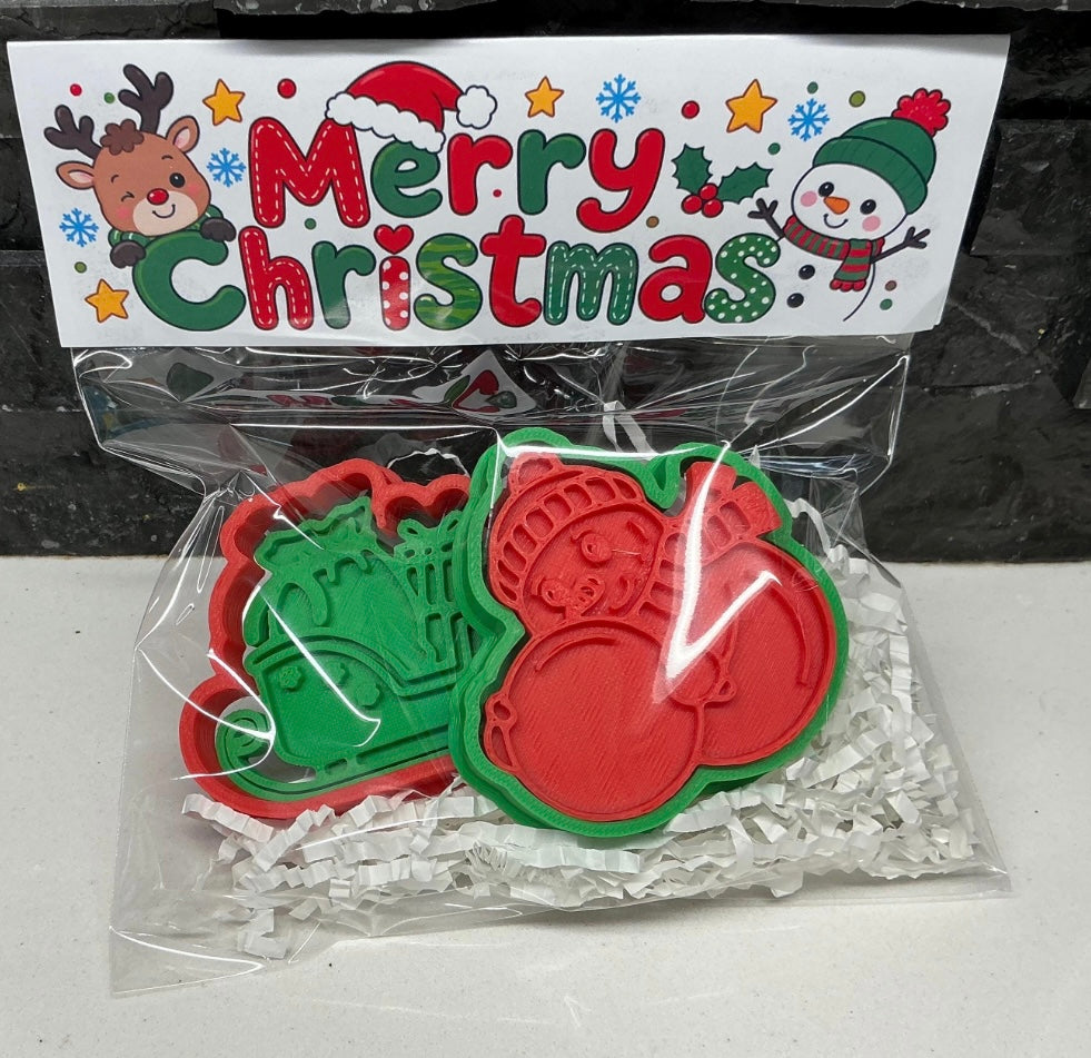 Christmas Party Favors for Kids, Play Dough Gift Set, Goodie Bag Stuffers, Kids Stocking Stuffers, Cookie Cutters & Stamps