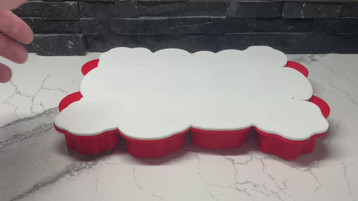 Christmas Multi Cake Pop Popper Mold 12-in-1, Christmas Cookie Cutter,  Advent Calendar Cookie Tool,  Holiday Baking Tool, 2” per shape